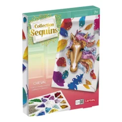Lansay Sequins Cheval- Mosaïque, Sable Et Paillettes