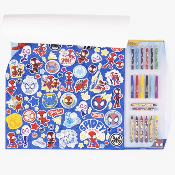 Canenco Set De Coloriage 5 En 1 Spidey And His Amazing Friends- Dessin Et Peinture
