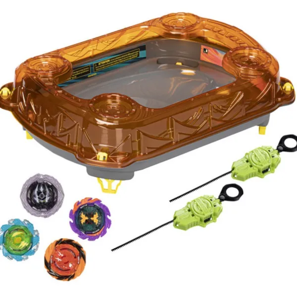 Hasbro Set De Combat Quad Creature - Beyblade Burst Quadstrike- Jeux De Récréation
