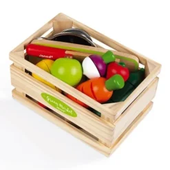 Janod Cuisine Et Dinette|Set De Fruits Et Legumes A Découper