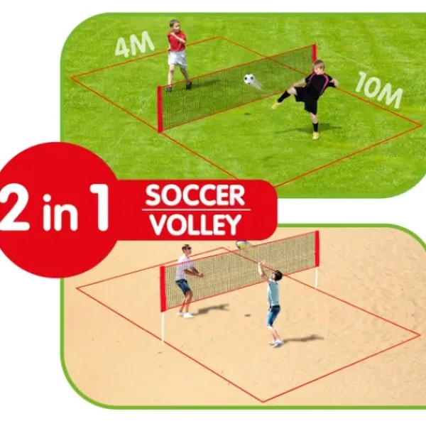 SUN and SPORT Cages Et Ballons De Foot|Set Foot Et Volley