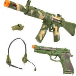 Invincible Heroes Set Militaire Avec Mitraillette- Accessoires Déguisements