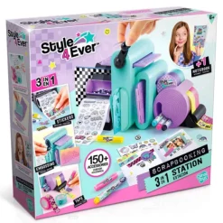 Canal Toys Station De Scrapbooking 3-En-1 - Style 4 Ever- Découpage, Collage, Pliage