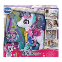 VTech Peluches Interactives|Styla, Ma Licorne Maquillage Magique