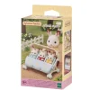 Sylvanian Families Heros & Univers|- 5533 - La Poussette Des Triples