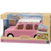 Sylvanian Families Heros & Univers|- 5535 - Le Monospace Rose Et Set De Pique-Nique