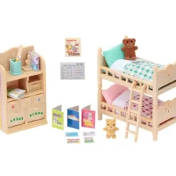 Sylvanian Families Heros & Univers|- 4254 - Mobilier De Chambre Enfants