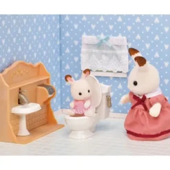 Sylvanian Families Mondes Imaginaires|- 5449 - Set Ameublement Cosy Cottage Et Maman Lapin Chocolat