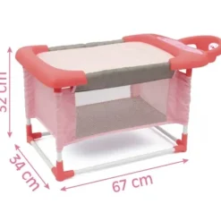 LOVE BEBE Accessoires Poupons|Table A Langer Poupon 6 Accessoires - Nursery 3 En 1