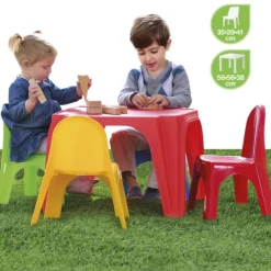 SUN and SPORT Table Avec 4 Chaises- Tables Et Chaises De Jardin