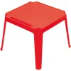 SUN and SPORT Table Carree Enfant Rouge- Tables Et Chaises De Jardin