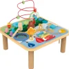 WOOD N PLAY Table D'Activités Les Animaux De La Foret- Jouets À Emboîter, À Empiler