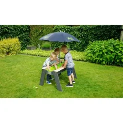 Exit Toys Table Sable Et Eau Avec Parasol Aksent- Bacs À Sable