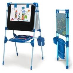 Creamania Tableau Double Face Magnetique Et Craie 64 Accessoires- Tableaux, Ardoises