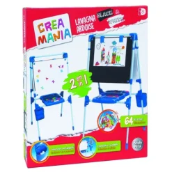 Creamania Tableau Double Face Magnetique Et Craie 64 Accessoires- Tableaux, Ardoises