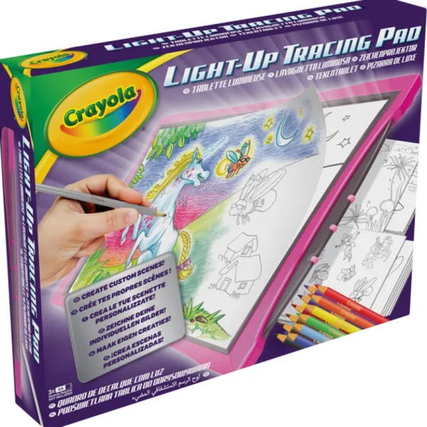 Goliath Tablette De Dessin Lumineuse Rose- Dessin Et Peinture