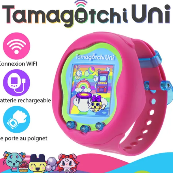 Bandai Tamagotchi Uni Rose- Montres Et Objets Connectés