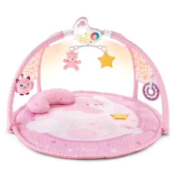 Chicco Tapis D'éveil Colors Gym Rose- Tapis D'éveil