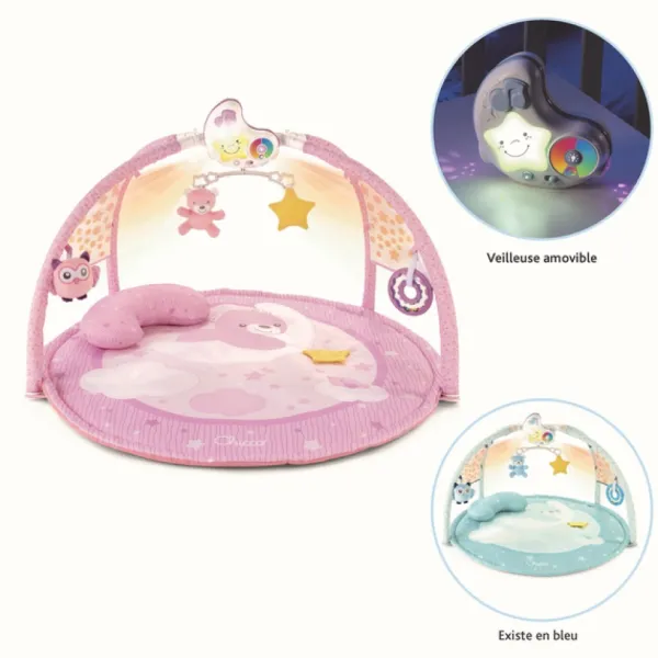 Chicco Tapis D'éveil Colors Gym Rose- Tapis D'éveil