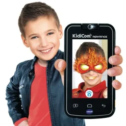 VTech Telephone Kidicom Advance Noir- Tablettes Et Téléphones