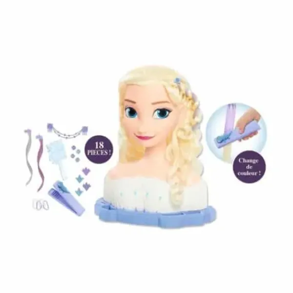 Giochi Têtes À Coiffer|Tete A Coiffer Deluxe Elsa - La Reine Des Neiges 2