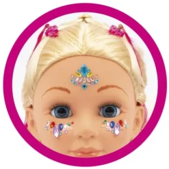 Miss Fashion Têtes À Coiffer|Tete A Coiffer Et A Maquiller Avec Accessoires Et Stickers - 33 Cm