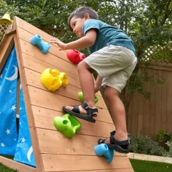 KidKraft Tipi Cabane D'Escalade En Bois- Cabanes Et Maisonnettes