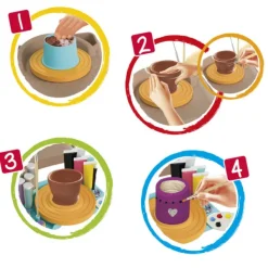 Creamania Tour Du Potier- Pate À Modeler, Modelage Et Gravure