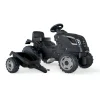 Smoby Tracteur Farmer Xl Noir + Remorque- Tracteurs À Pédales