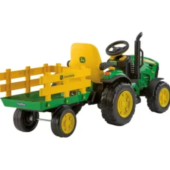 Peg Perego Tracteur John Deere Ground Force 12V- Voitures Électriques