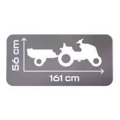 Smoby Tracteur-Stronger-Xxl-Avec-Remorque- Tracteurs À Pédales