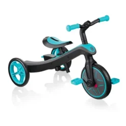 Smoby Tricycles|Tricycle Baby Balade 2 - Tricycle Evolutif Avec Roues Silencieuses - Dispositif Roue Libre - Vert