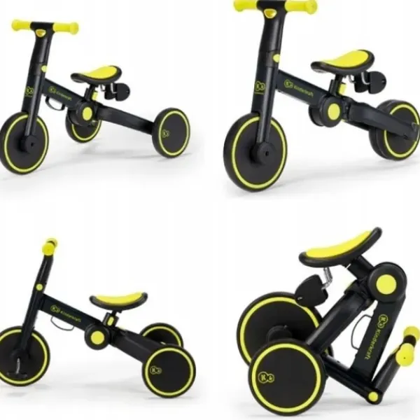 Smoby Tricycles|Tricycle Baby Balade 2 - Tricycle Evolutif Avec Roues Silencieuses - Dispositif Roue Libre - Rose