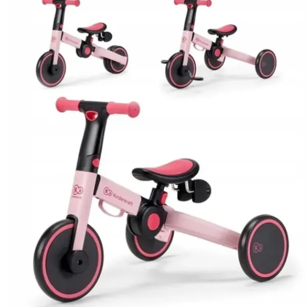 smarTrike Tricycles|Tricycle Evolutif Pliant 6 En 1 Str 3 Rose