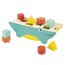 Janod Trieur De Formes Crocodile- Jouets À Emboîter, À Empiler