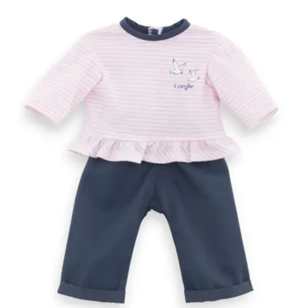 Corolle Accessoires Poupées|T-Shirt Et Pantalon Bords De Loire - Poupee Ma 36 Cm
