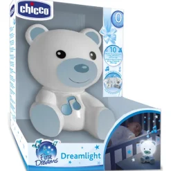 Chicco Veilleuse Musicale Dreamlight Ours Bleu- Veilleuses