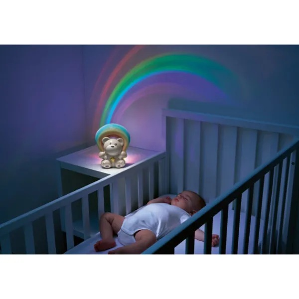 Chicco Veilleuse Musicale Ourson Arc-En-Ciel - Beige- Veilleuses