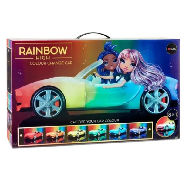 Mga Accessoires Poupées|Voiture Color Change Rainbow High