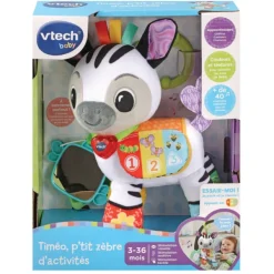 VTech Zebre D'Activités Interactif Timeo- Activités D'éveil